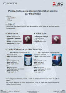 Etude de cas polissage de pièces en titane issues de fabrication additive